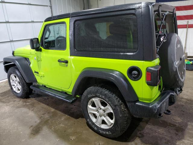 1C4HJXAG2MW817025 - 2021 JEEP WRANGLER SPORT GREEN photo 2