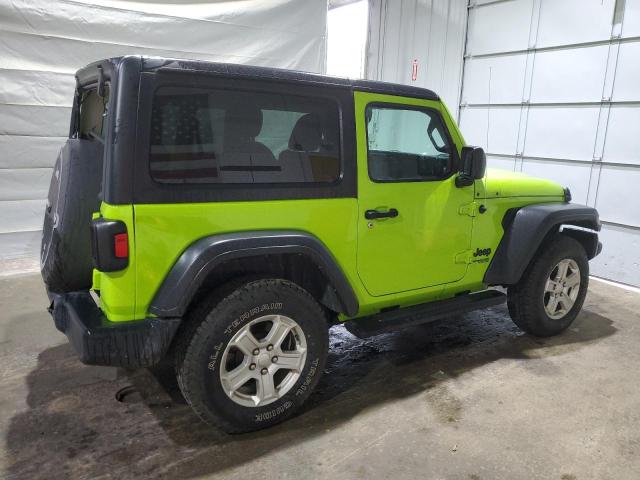 1C4HJXAG2MW817025 - 2021 JEEP WRANGLER SPORT GREEN photo 3
