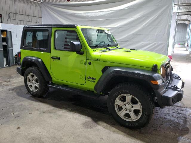 1C4HJXAG2MW817025 - 2021 JEEP WRANGLER SPORT GREEN photo 4