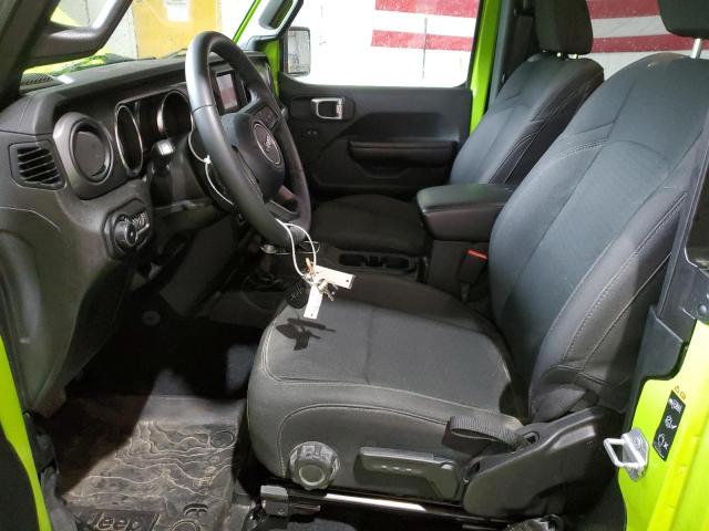 1C4HJXAG2MW817025 - 2021 JEEP WRANGLER SPORT GREEN photo 7