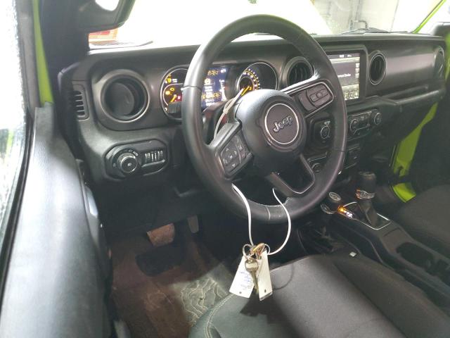 1C4HJXAG2MW817025 - 2021 JEEP WRANGLER SPORT GREEN photo 8