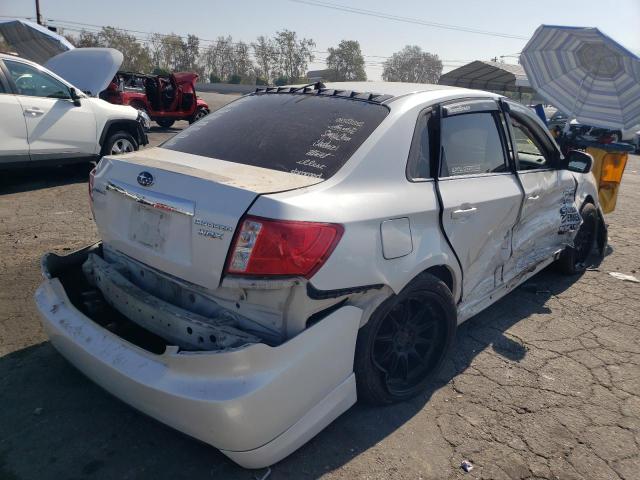 JF1GE76649G501519 - 2009 SUBARU IMPREZA WRX WHITE photo 4