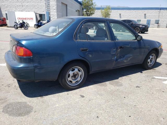 1NXBR12E4YZ382367 - 2000 TOYOTA COROLLA VE BLUE photo 3