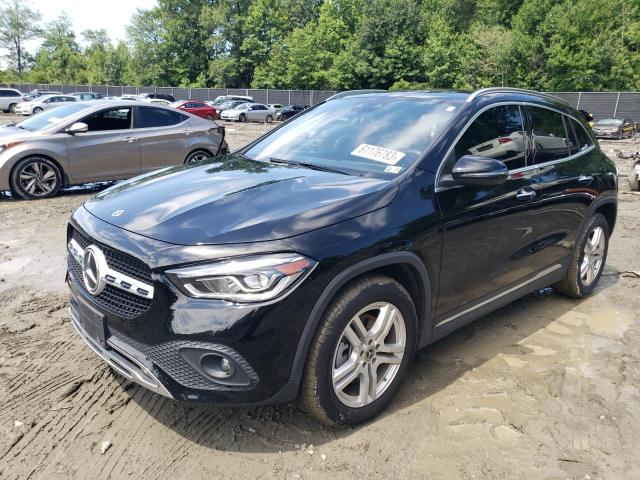 W1N4N4HB3MJ242404 - 2021 MERCEDES-BENZ GLA 250 4MATIC BLACK photo 1