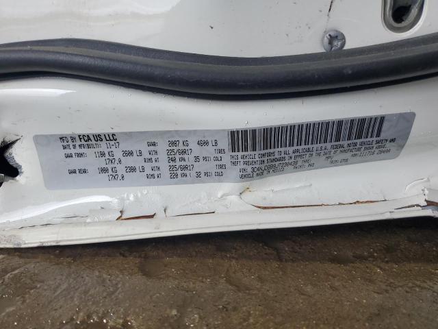 3C4NJDBB9JT230438 - 2018 JEEP COMPASS LATITUDE Biały zdjęcie 14