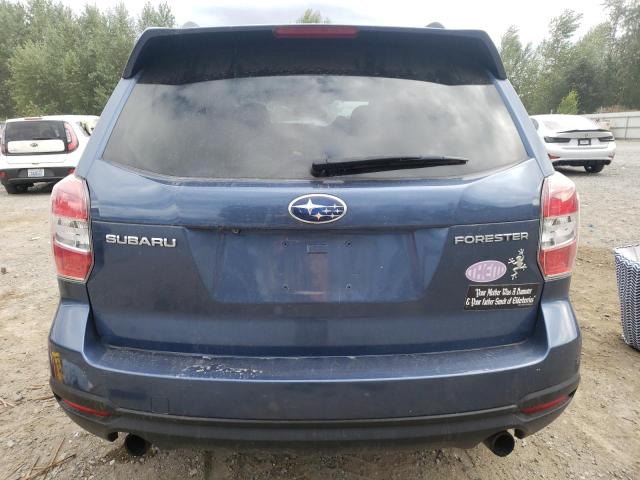 JF2SJGMC0EH554622 - 2014 SUBARU FORESTER 2.0XT TOURING BLUE photo 6