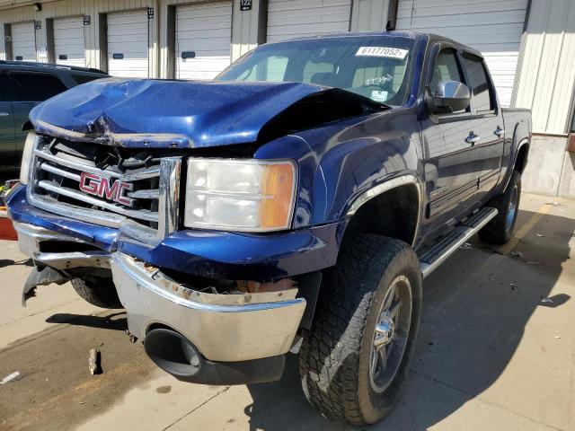 3GTP2VE75DG222806 - 2013 GMC SIERRA K1500 SLE BLUE photo 2