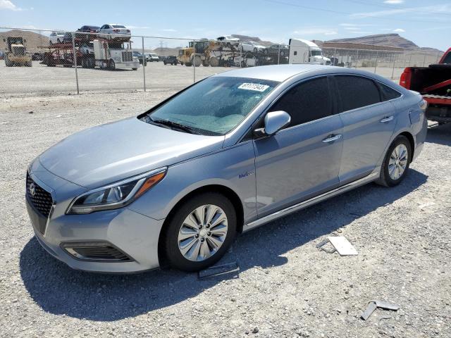 KMHE24L18GA042198 - 2016 HYUNDAI SONATA HYBRID GRAY photo 1