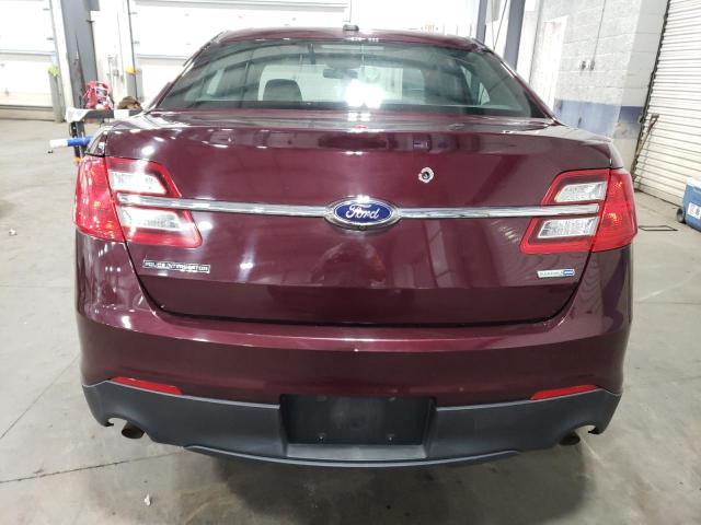 1FAHP2MKXEG176838 - 2014 FORD TAURUS POLICE INTERCEPTOR MAROON photo 6