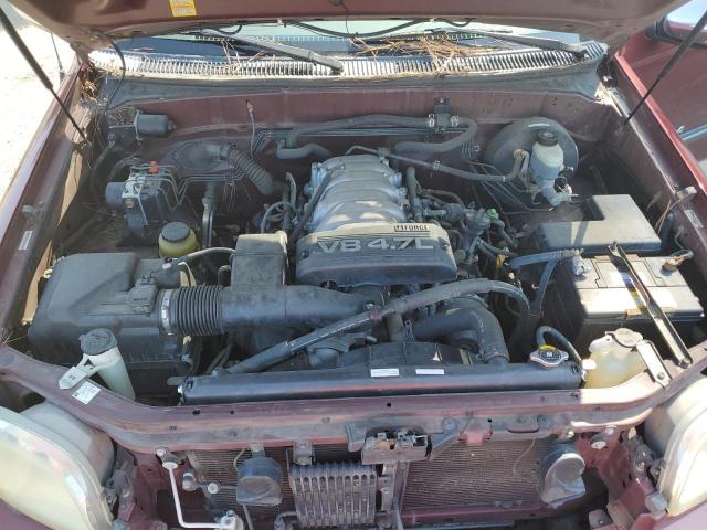 5TBRT34173S384078 - 2003 TOYOTA TUNDRA ACCESS CAB SR5 RED photo 11