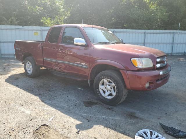 5TBRT34173S384078 - 2003 TOYOTA TUNDRA ACCESS CAB SR5 RED photo 4