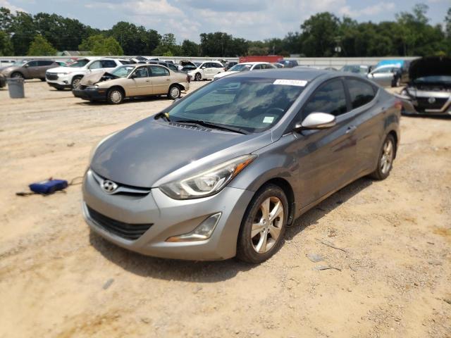 KMHDH4AEXGU600793 - 2016 HYUNDAI ELANTRA SE GRAY photo 1