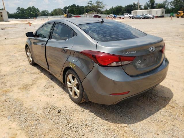 KMHDH4AEXGU600793 - 2016 HYUNDAI ELANTRA SE GRAY photo 2