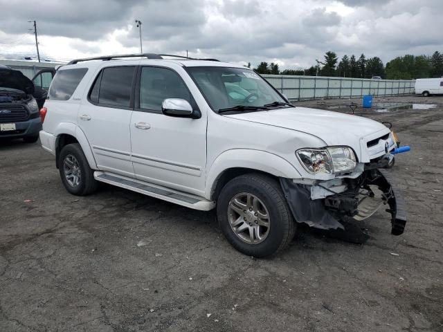 5TDBT48A87S289477 - 2007 TOYOTA SEQUOIA LIMITED WHITE photo 4