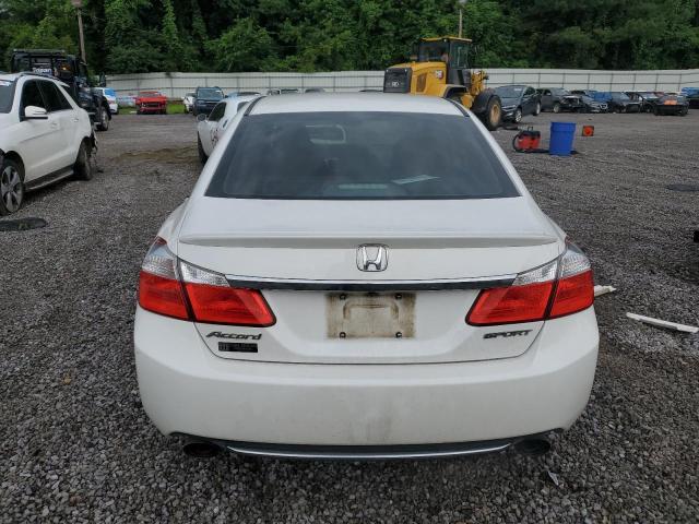 1HGCR2F59FA232120 - 2015 HONDA ACCORD SPORT WHITE photo 6