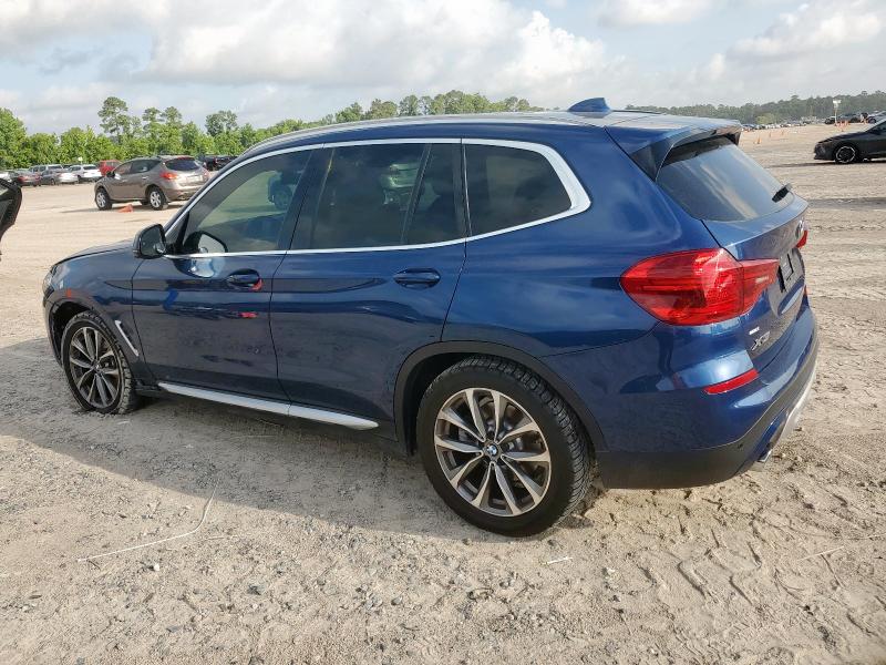 5UXTR7C58KLR49668 - 2019 BMW X3 SDRIVE30I BLUE photo 2