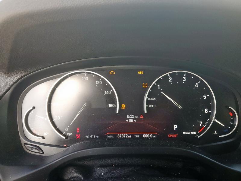 5UXTR7C58KLR49668 - 2019 BMW X3 SDRIVE30I BLUE photo 9