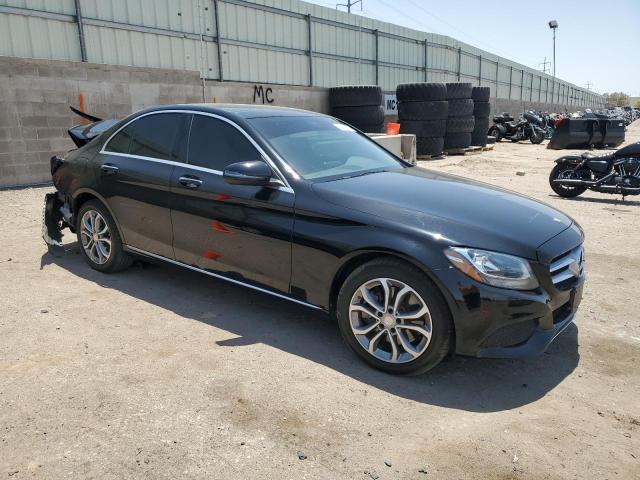 55SWF4KB4GU101101 - 2016 MERCEDES-BENZ C 300 4MATIC BLACK photo 4