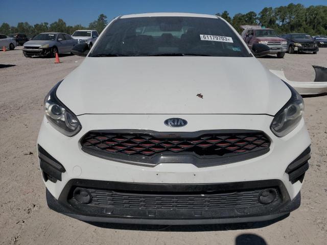 3KPF34AD5ME312225 - 2021 KIA FORTE GT LINE WHITE photo 5