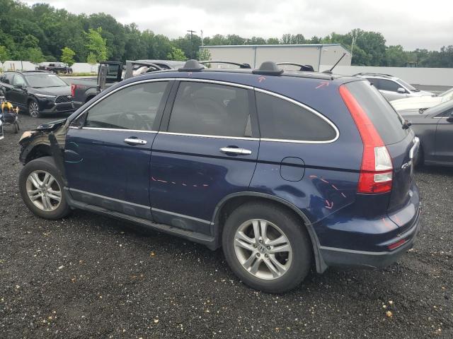 5J6RE3H53AL044644 - 2010 HONDA CR-V EX BLUE photo 2