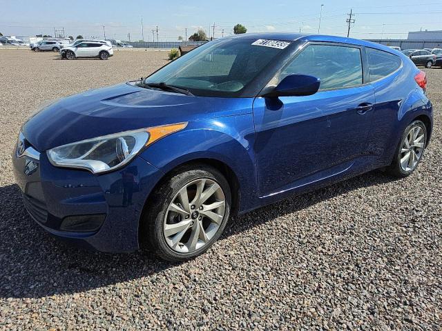 KMHTC6AD5GU272941 - 2016 HYUNDAI VELOSTER BLUE photo 1
