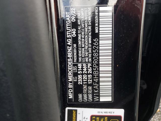 W1KAF4HB5PR085266 - 2023 MERCEDES-BENZ C 300 4MATIC BLACK photo 12