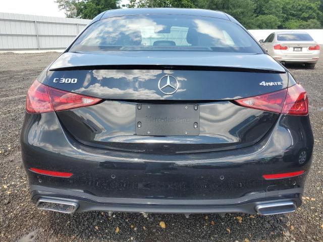 W1KAF4HB5PR085266 - 2023 MERCEDES-BENZ C 300 4MATIC BLACK photo 6