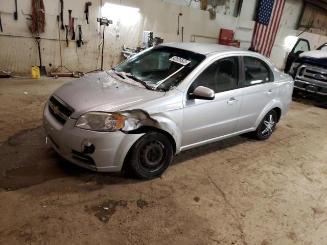 KL1TD5DE8BB181349 - 2011 CHEVROLET AVEO BASE LS SILVER photo 1