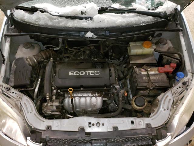 KL1TD5DE8BB181349 - 2011 CHEVROLET AVEO BASE LS SILVER photo 11