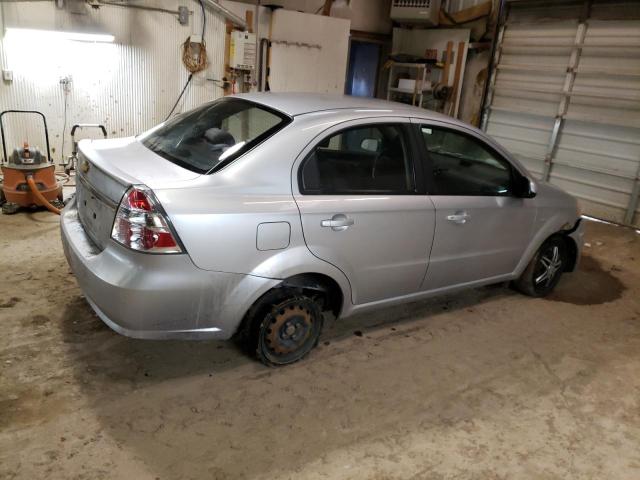 KL1TD5DE8BB181349 - 2011 CHEVROLET AVEO BASE LS SILVER photo 3