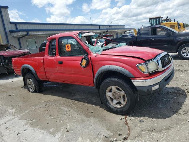 5TESM92N81Z787064 - 2001 TOYOTA TACOMA XTRACAB PRERUNNER წითელი ფოტო 4