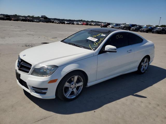 WDDGJ4HB4EG286691 - 2014 MERCEDES-BENZ C 250 WHITE photo 2