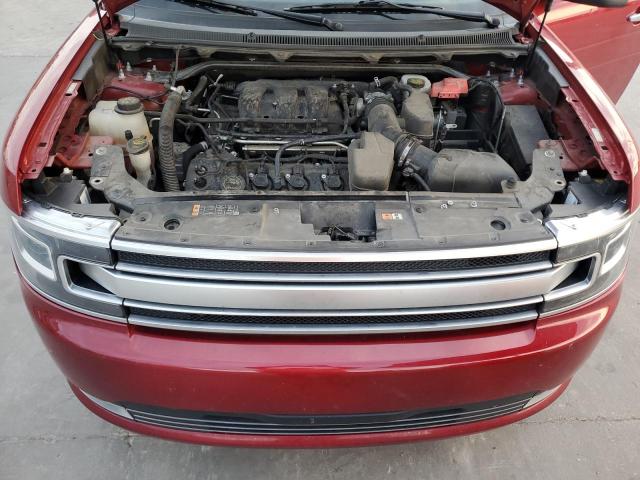 2FMGK5D86FBA15661 - 2015 FORD FLEX LIMITED RED photo 12