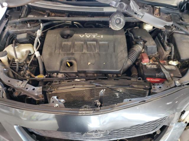 2T1BU40E99C037258 - 2009 TOYOTA COROLLA BASE GRAY photo 11