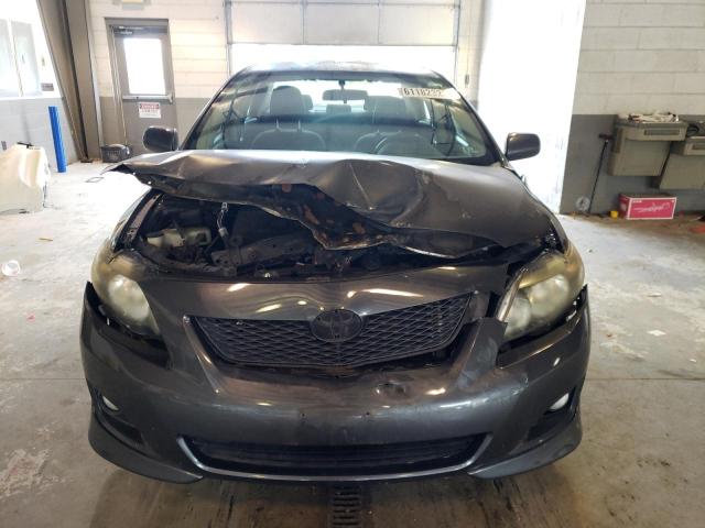 2T1BU40E99C037258 - 2009 TOYOTA COROLLA BASE GRAY photo 5