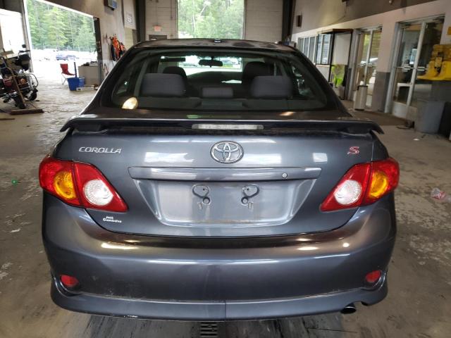 2T1BU40E99C037258 - 2009 TOYOTA COROLLA BASE GRAY photo 6