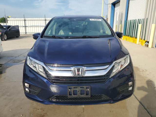 5FNRL6H77LB021856 - 2020 HONDA ODYSSEY EXL BLUE photo 5