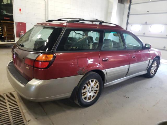 4S3BH896427666019 - 2002 SUBARU LEGACY OUTBACK H6 3.0 VDC MAROON photo 3