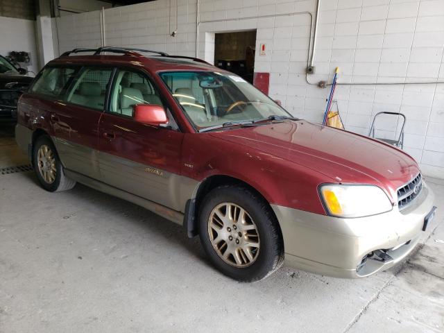 4S3BH896427666019 - 2002 SUBARU LEGACY OUTBACK H6 3.0 VDC MAROON photo 4