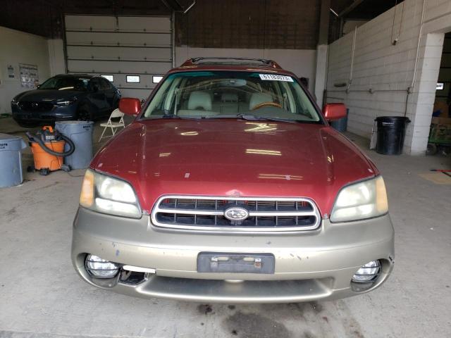 4S3BH896427666019 - 2002 SUBARU LEGACY OUTBACK H6 3.0 VDC MAROON photo 5