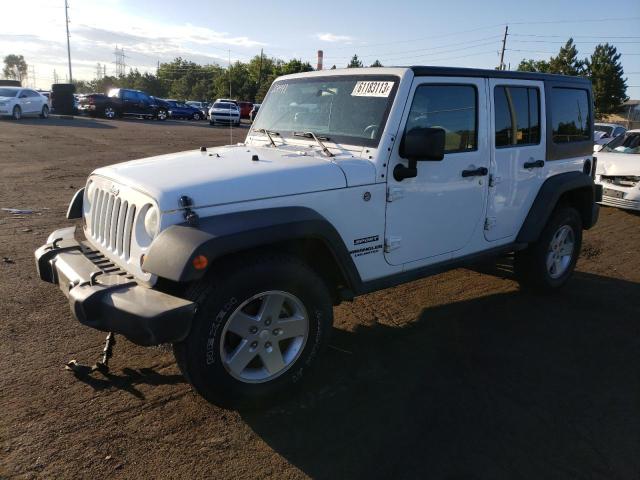 1J4HA3H19BL597224 - 2011 JEEP WRANGLER U SPORT WHITE photo 1