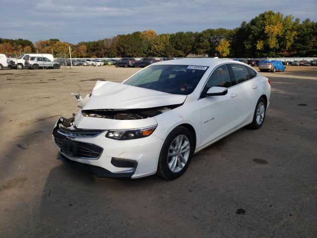 1G1ZE5ST2HF241055 - 2017 CHEVROLET MALIBU LT WHITE photo 2