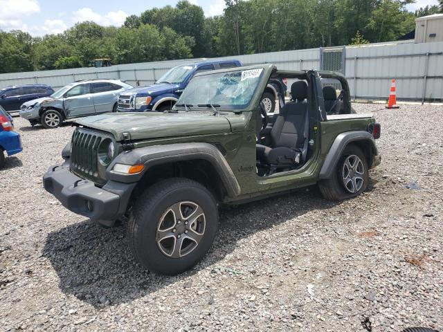 1C4GJXAN0NW105866 - 2022 JEEP WRANGLER SPORT GREEN photo 1