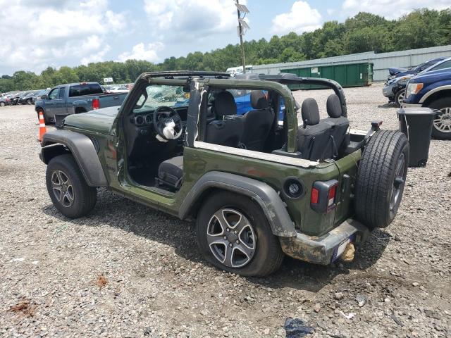 1C4GJXAN0NW105866 - 2022 JEEP WRANGLER SPORT GREEN photo 2