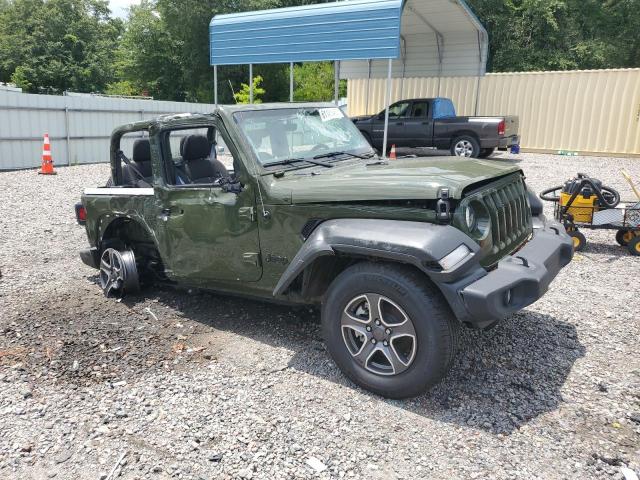 1C4GJXAN0NW105866 - 2022 JEEP WRANGLER SPORT GREEN photo 4