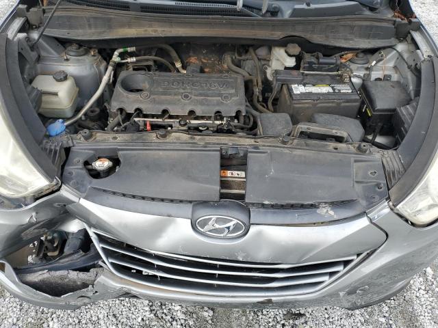 KM8JU3AC4DU760008 - 2013 HYUNDAI TUCSON GLS ნაცრისფერი ფოტო 12