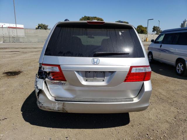 5FNRL38707B425358 - 2007 HONDA ODYSSEY EXL SILVER photo 6