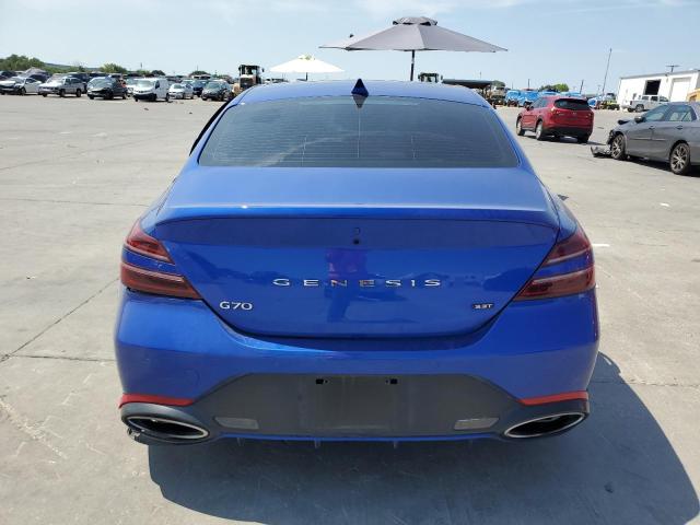 KMTG54TE0NU095868 - 2022 GENESIS G70 BASE BLUE photo 6