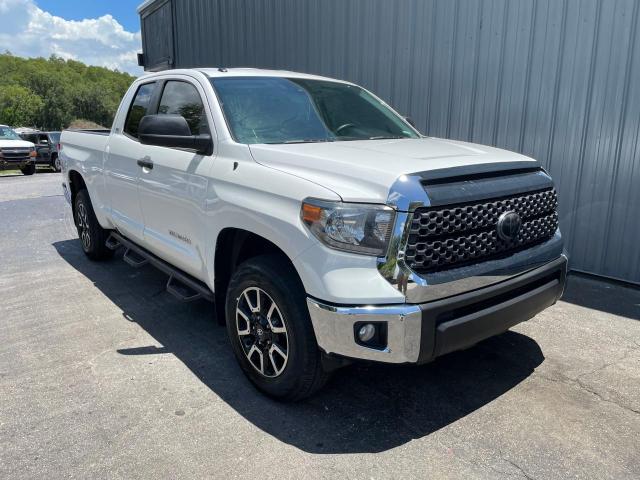 5TFUM5F13JX074881 - 2018 TOYOTA TUNDRA DOUBLE CAB SR/SR5 WHITE photo 1