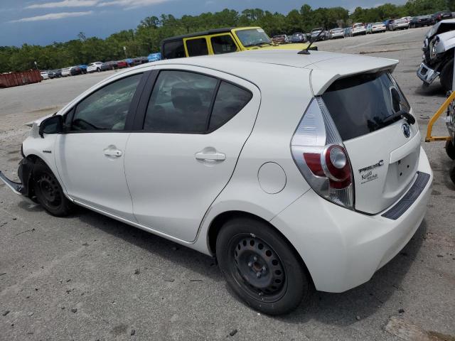 JTDKDTB35C1504435 - 2012 TOYOTA PRIUS C WHITE photo 2